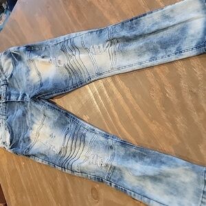 Stylish Blue Distressed Men's Jeans
